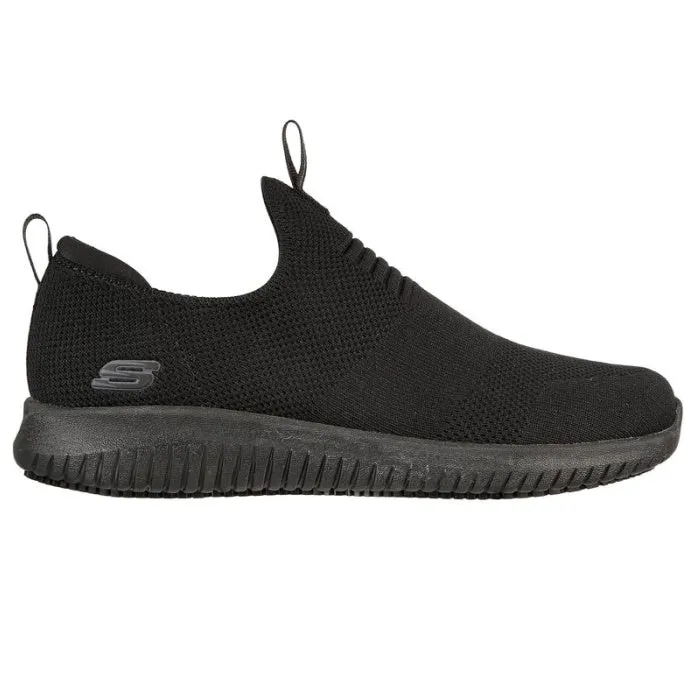 Skechers Womens Work Ultra Flex SR Slip Resistant Black Slip ON