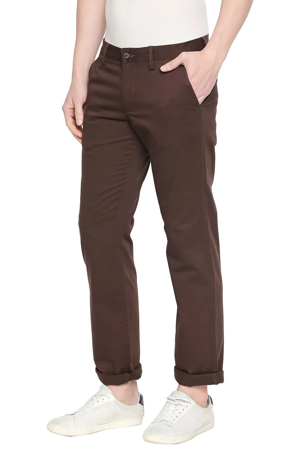 Slim Fit Oak Stretch Trouser