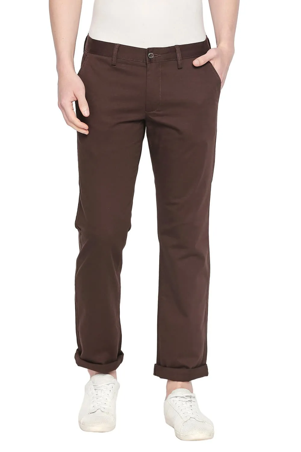 Slim Fit Oak Stretch Trouser