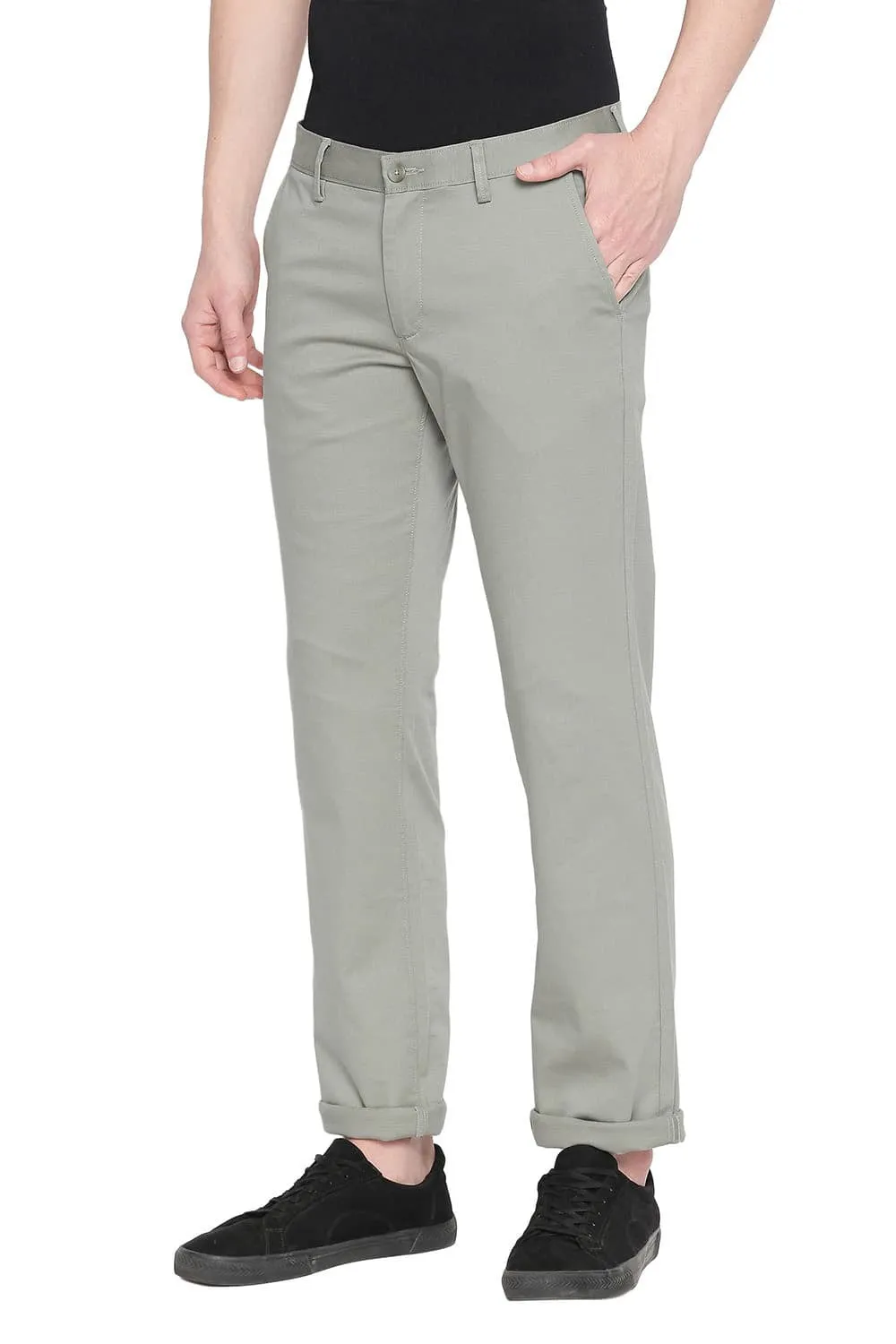 Slim Fit Oak Stretch Trouser