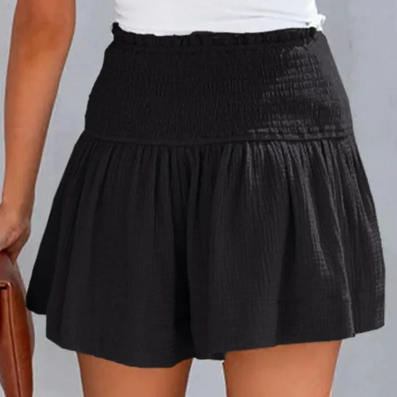 Smocked Waistband Shorts