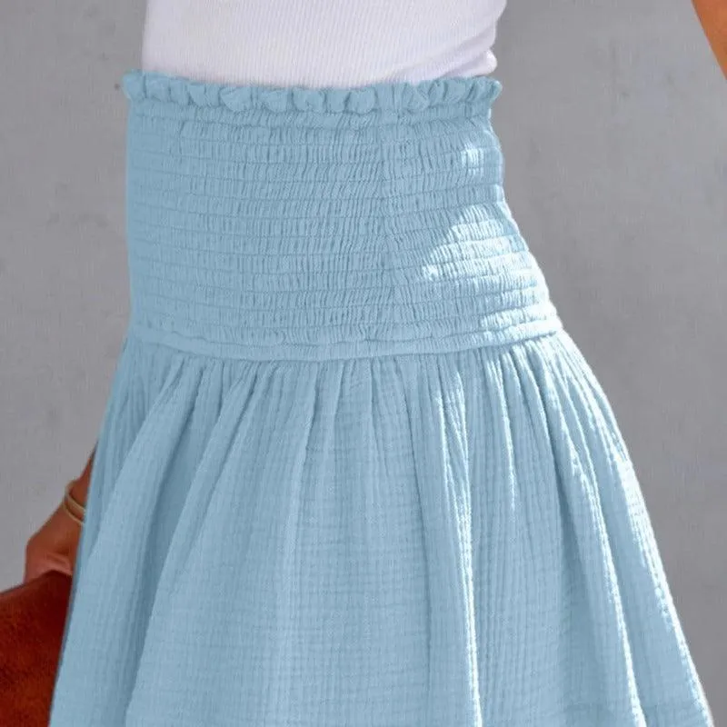 Smocked Waistband Shorts