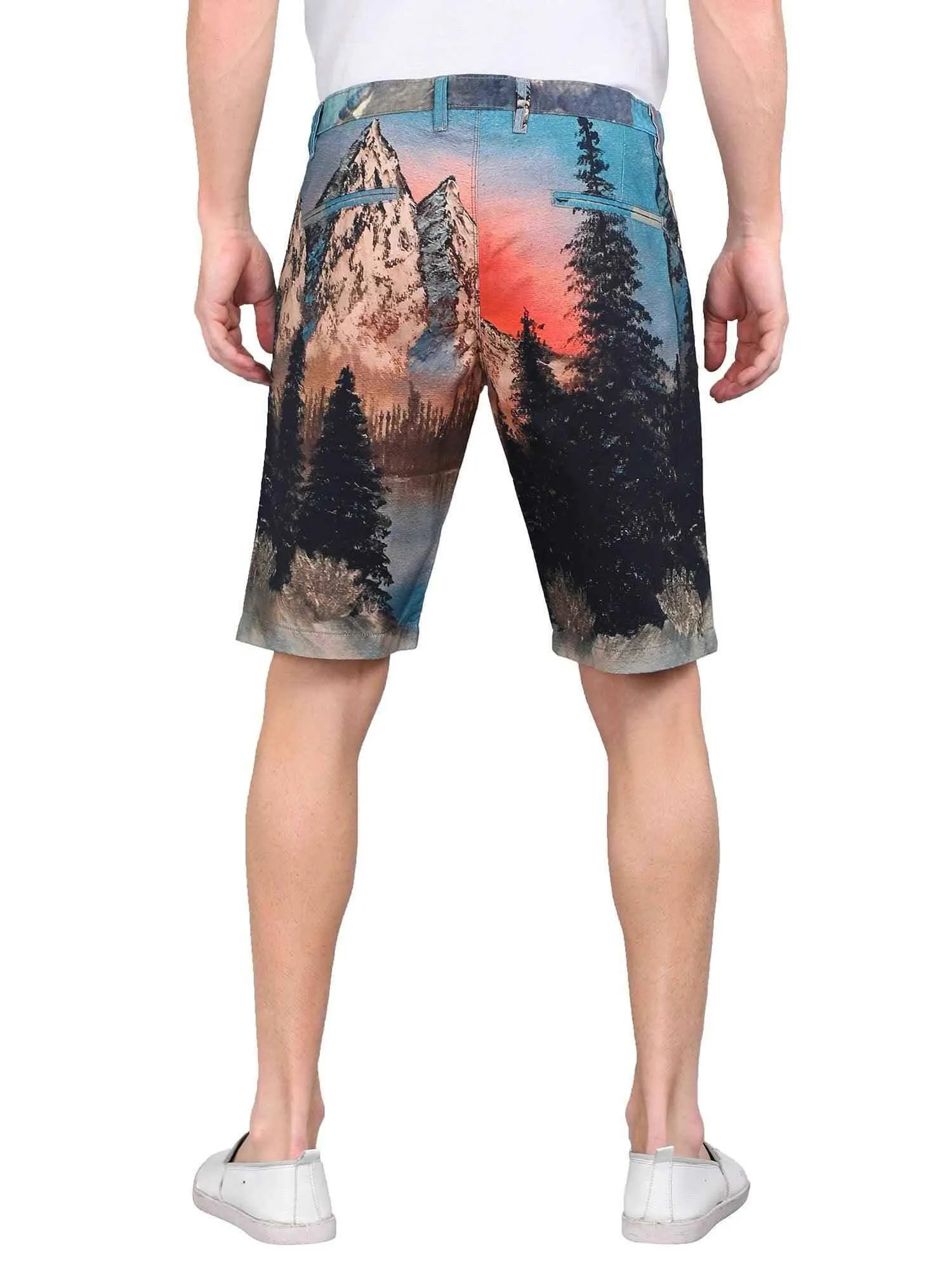 Snow Peak Digital Printed Cotton Men's Shorts