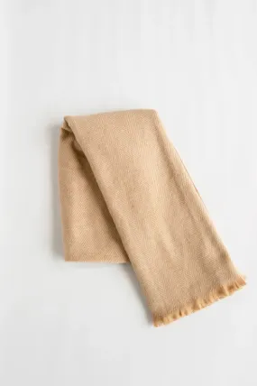 Sophie - Hey Herringbone Scarf, Oat/Honey