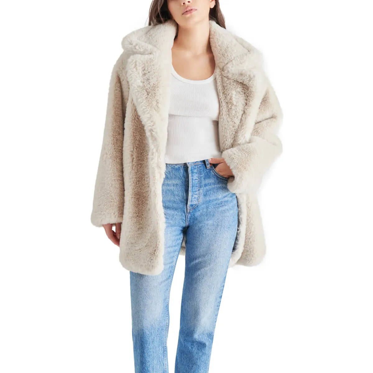 Steve Madden Snow Faux Fur Coat