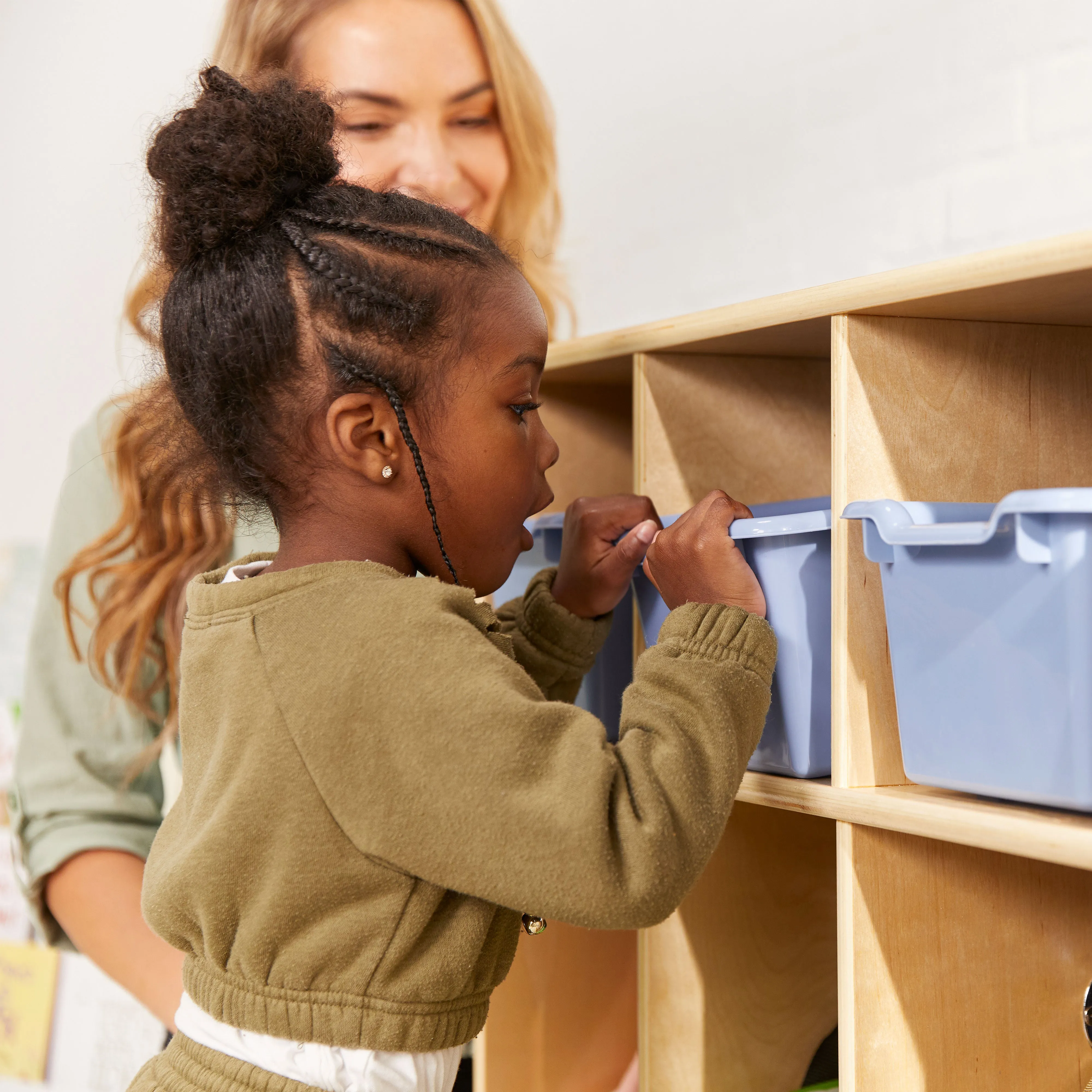 Streamline 4-Section Coat Locker, Toddler Size, Kids Furniture