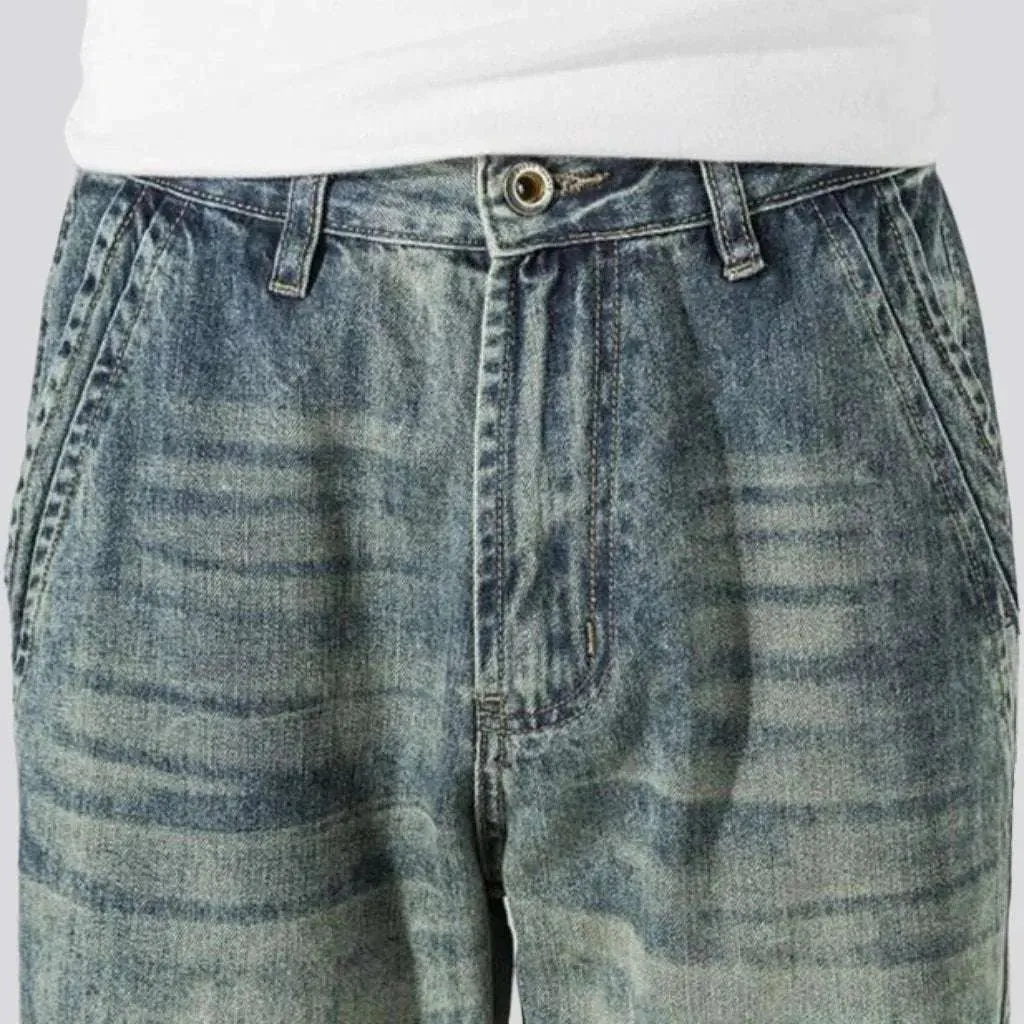 Street men's vintage jeans