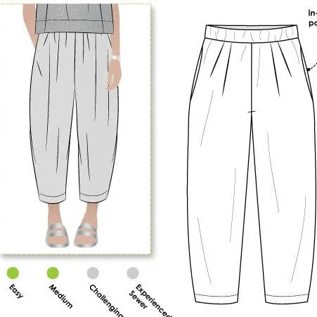 Style Arc Ethel pant sewing pattern