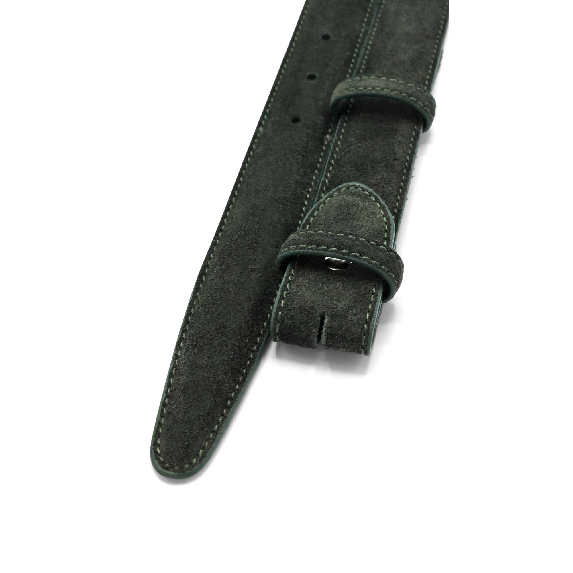 Suede Narrow Belt Strap