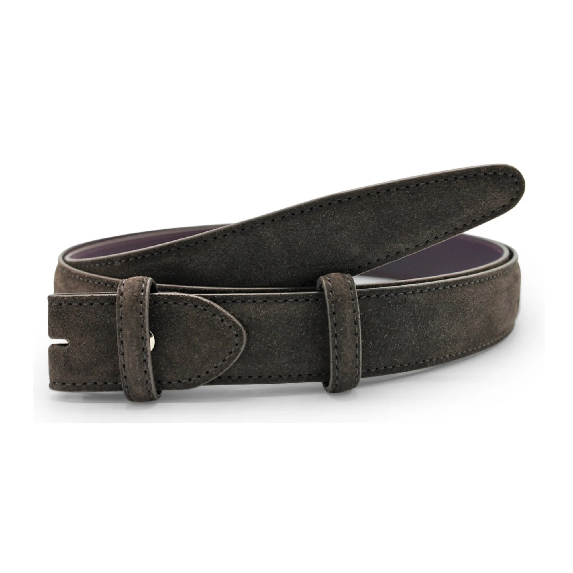 Suede Narrow Belt Strap