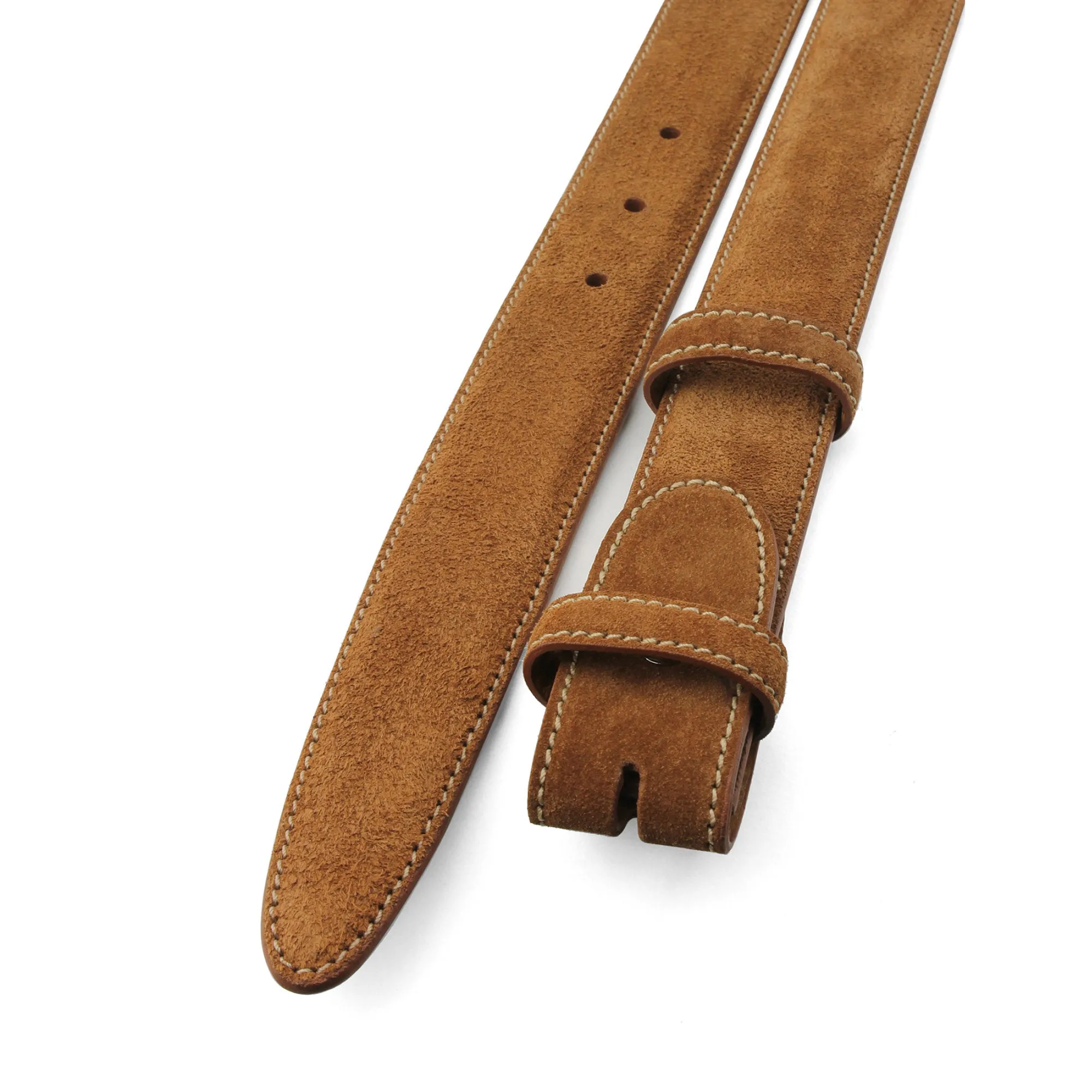 Suede Narrow Belt Strap