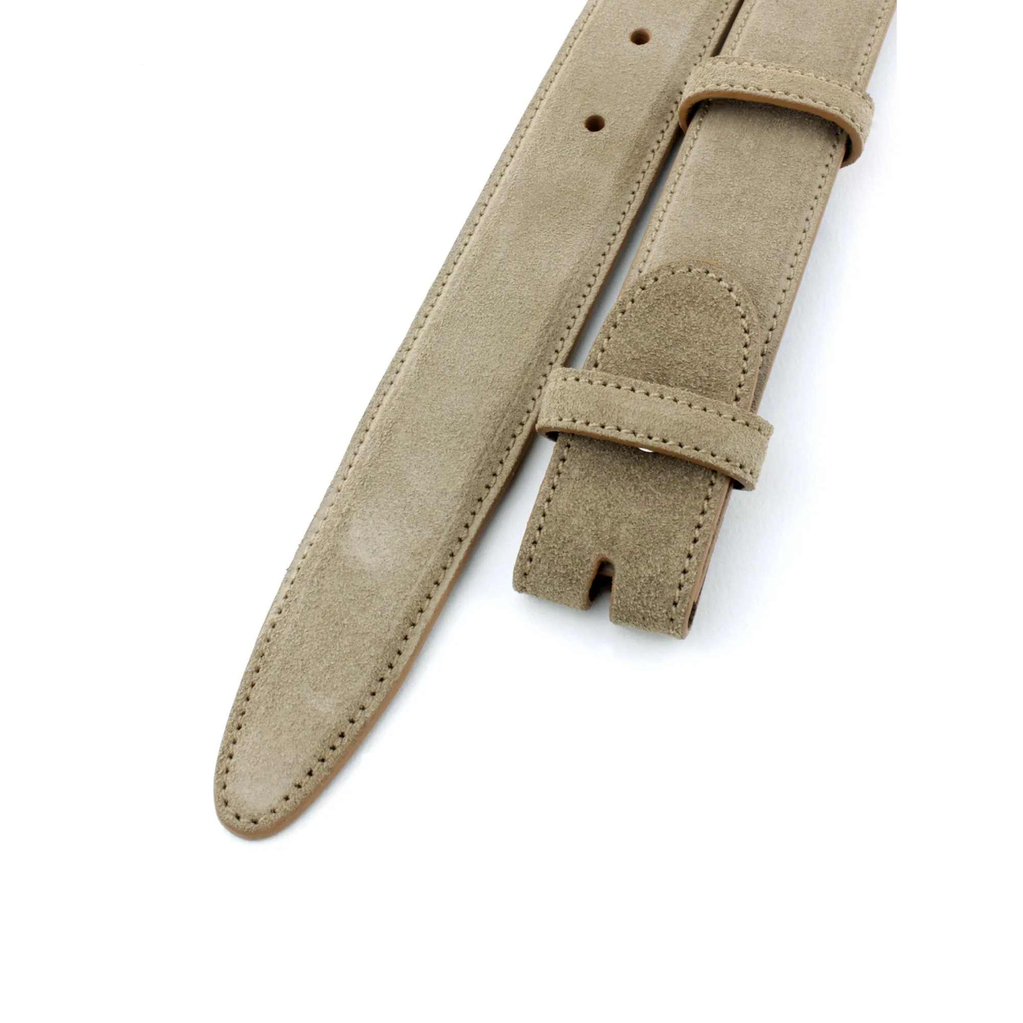 Suede Narrow Belt Strap