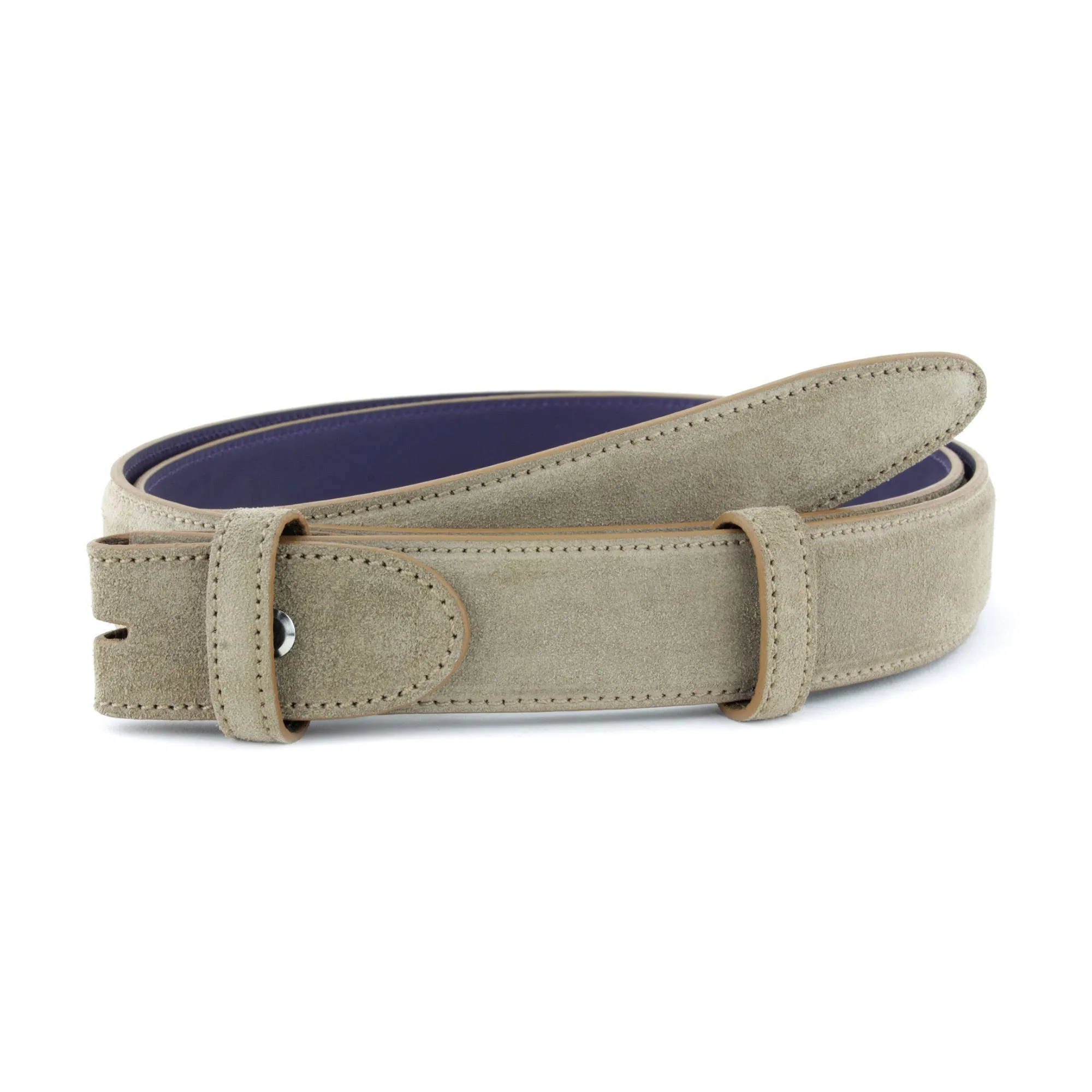 Suede Narrow Belt Strap