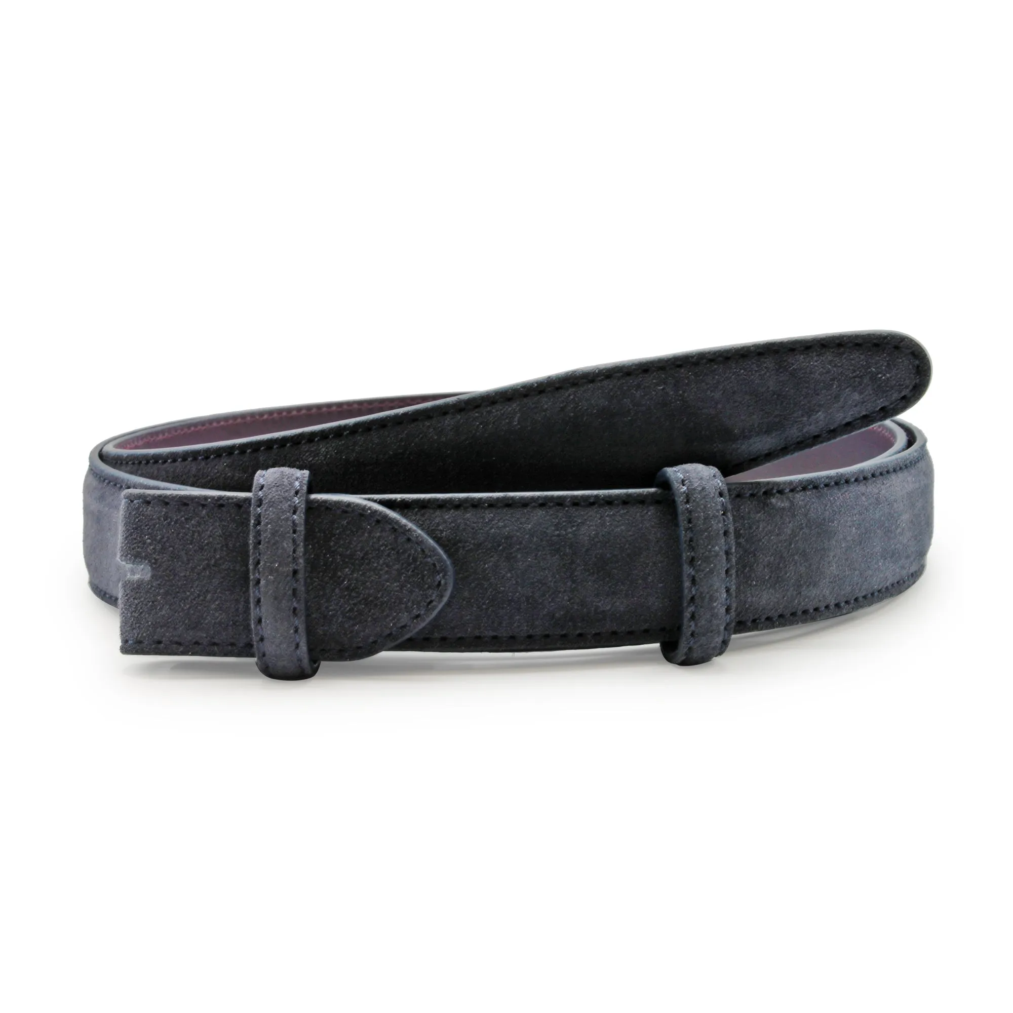 Suede Narrow Belt Strap