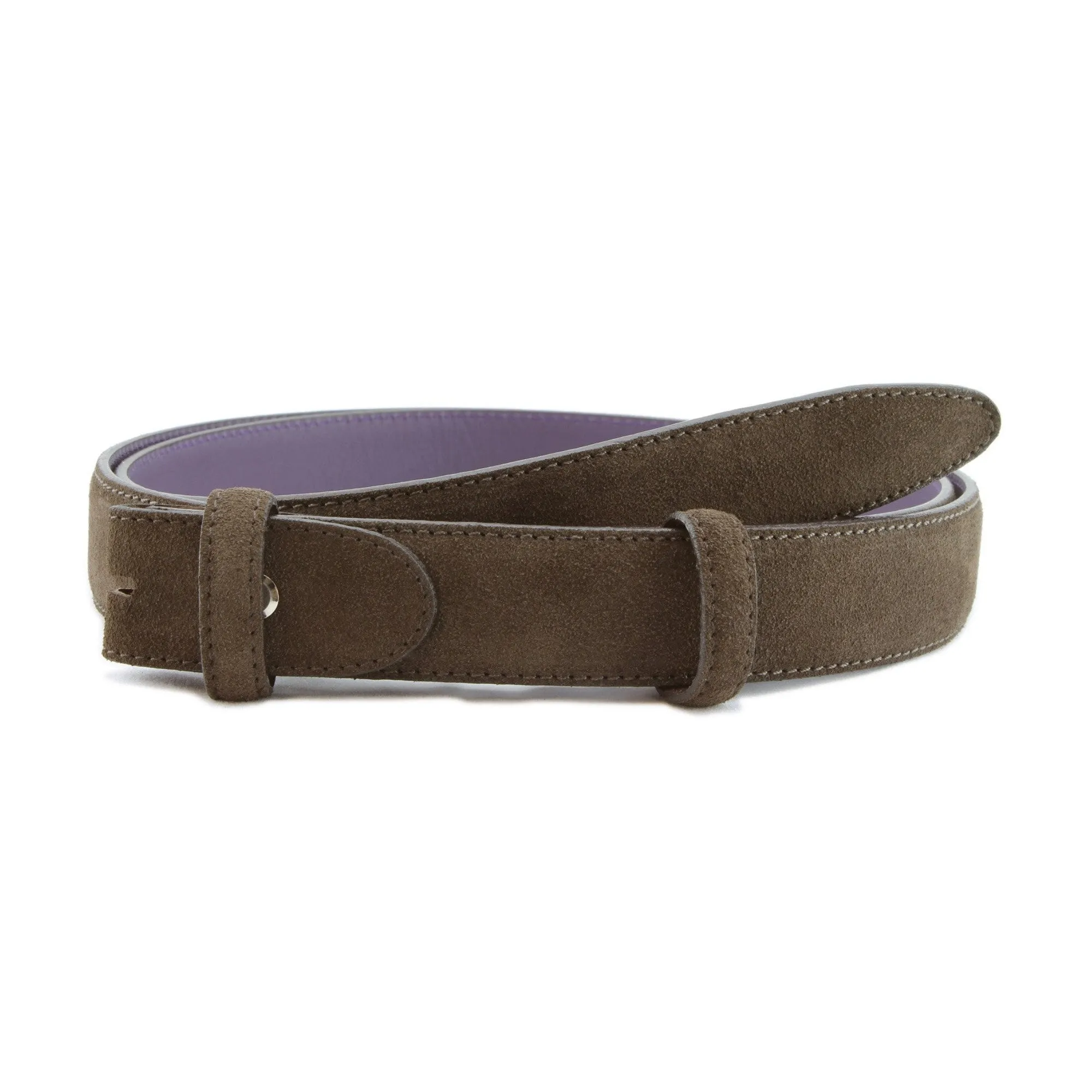 Suede Narrow Belt Strap