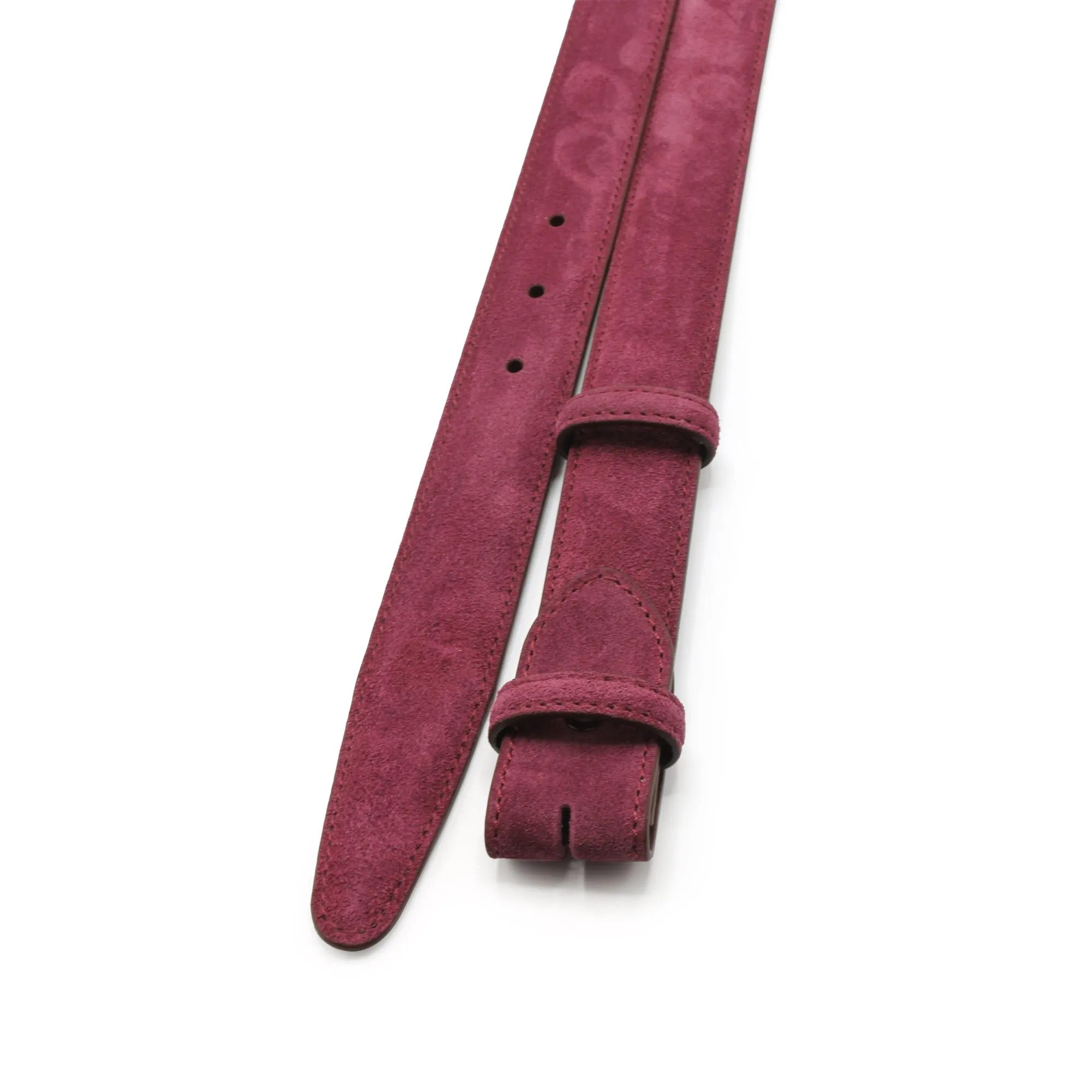 Suede Narrow Belt Strap