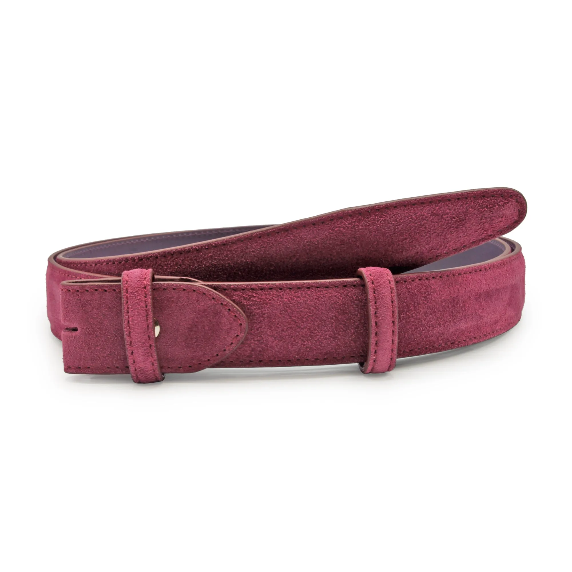 Suede Narrow Belt Strap