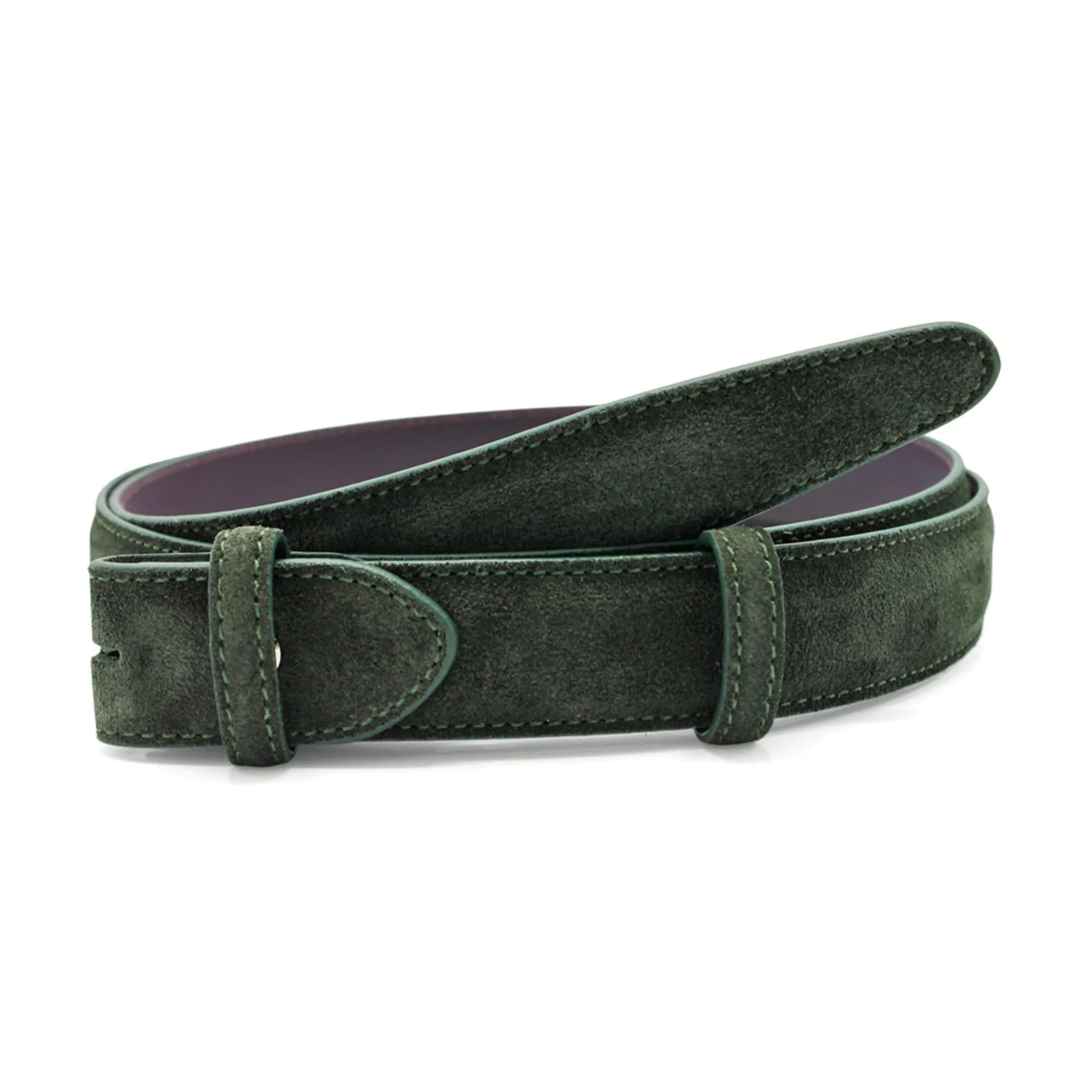 Suede Narrow Belt Strap