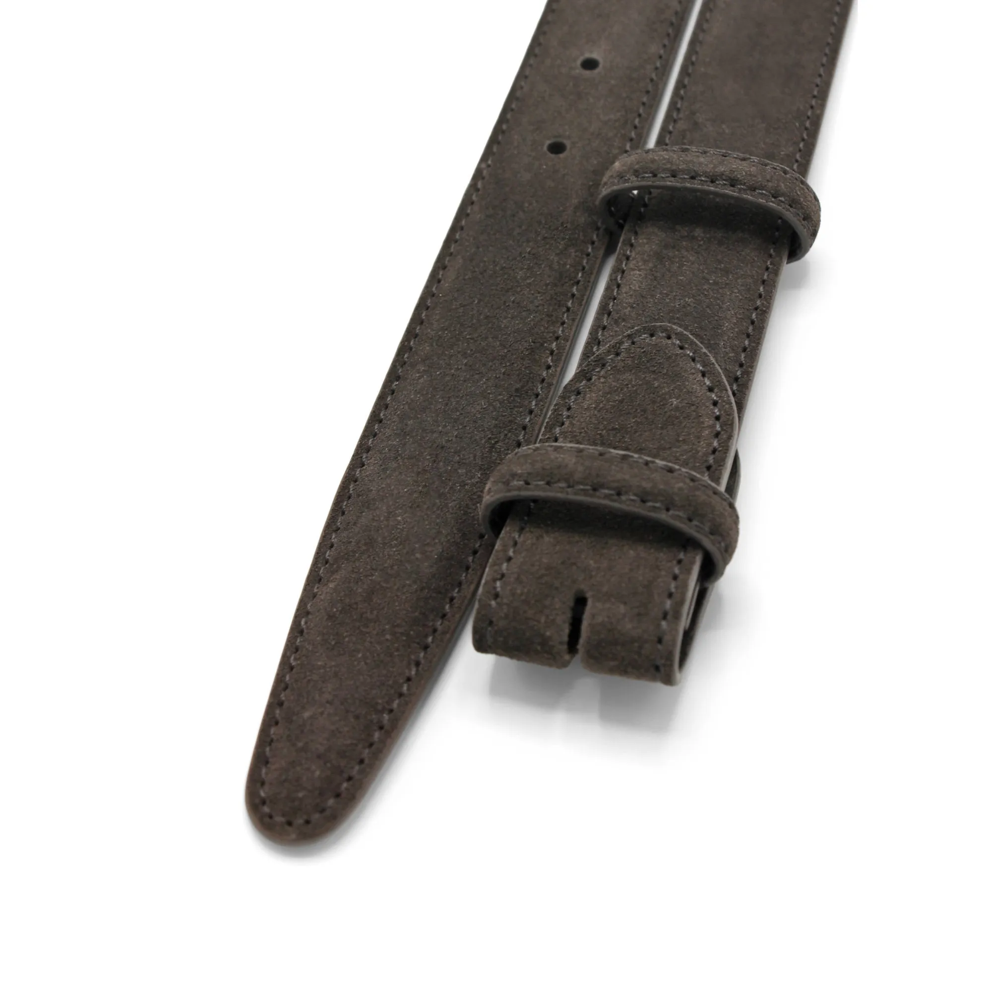 Suede Narrow Belt Strap