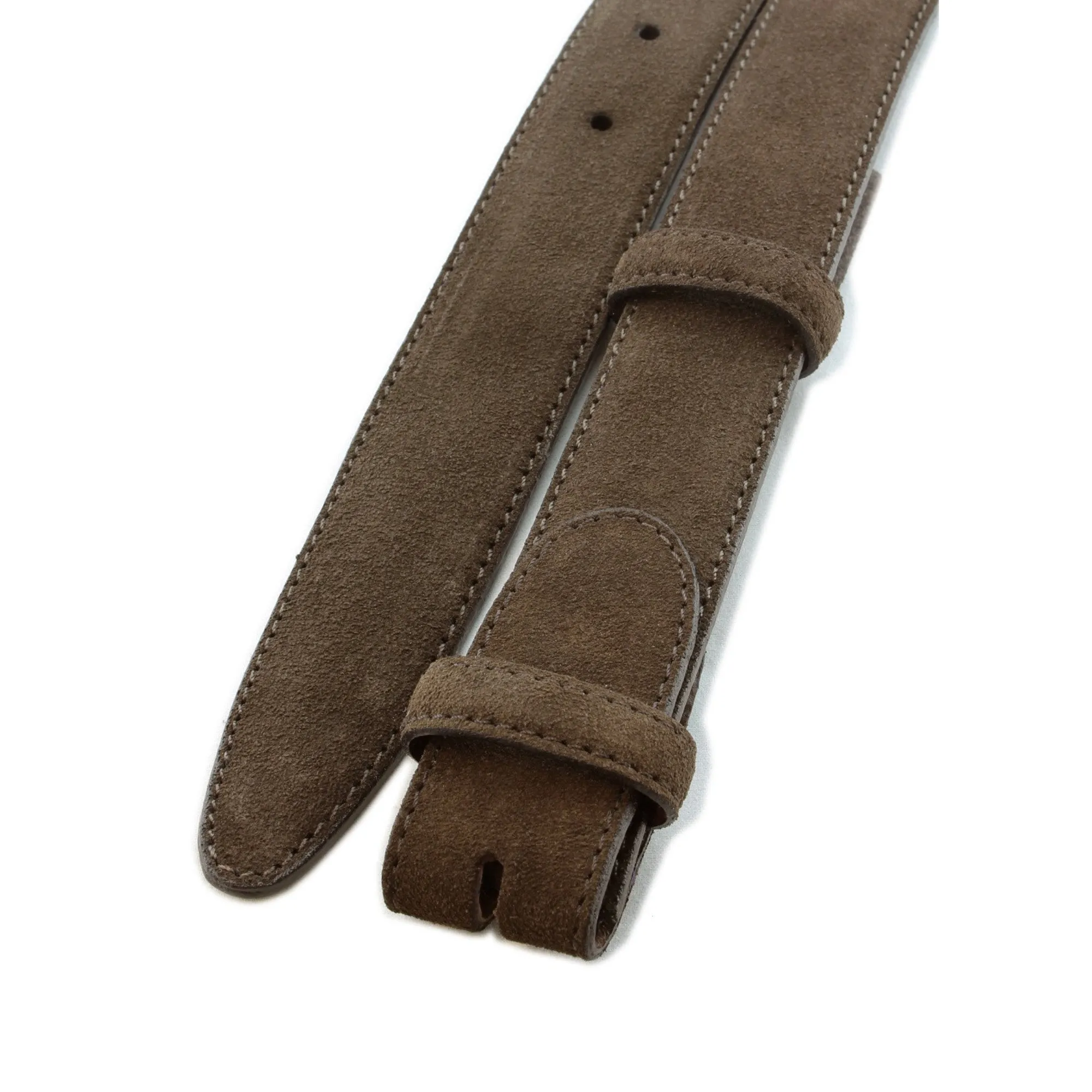 Suede Narrow Belt Strap