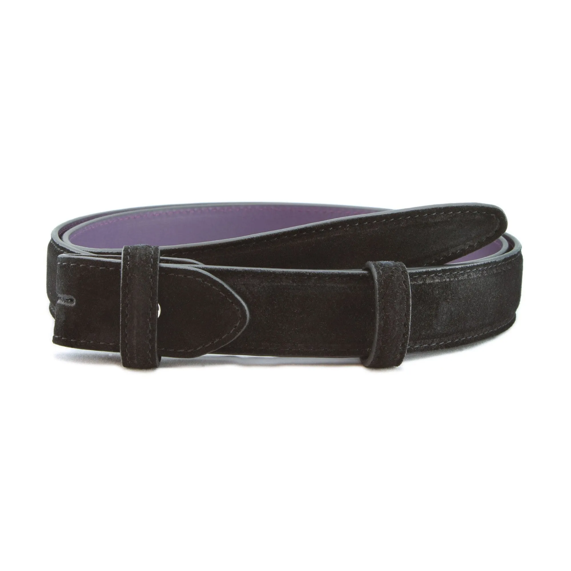 Suede Narrow Belt Strap