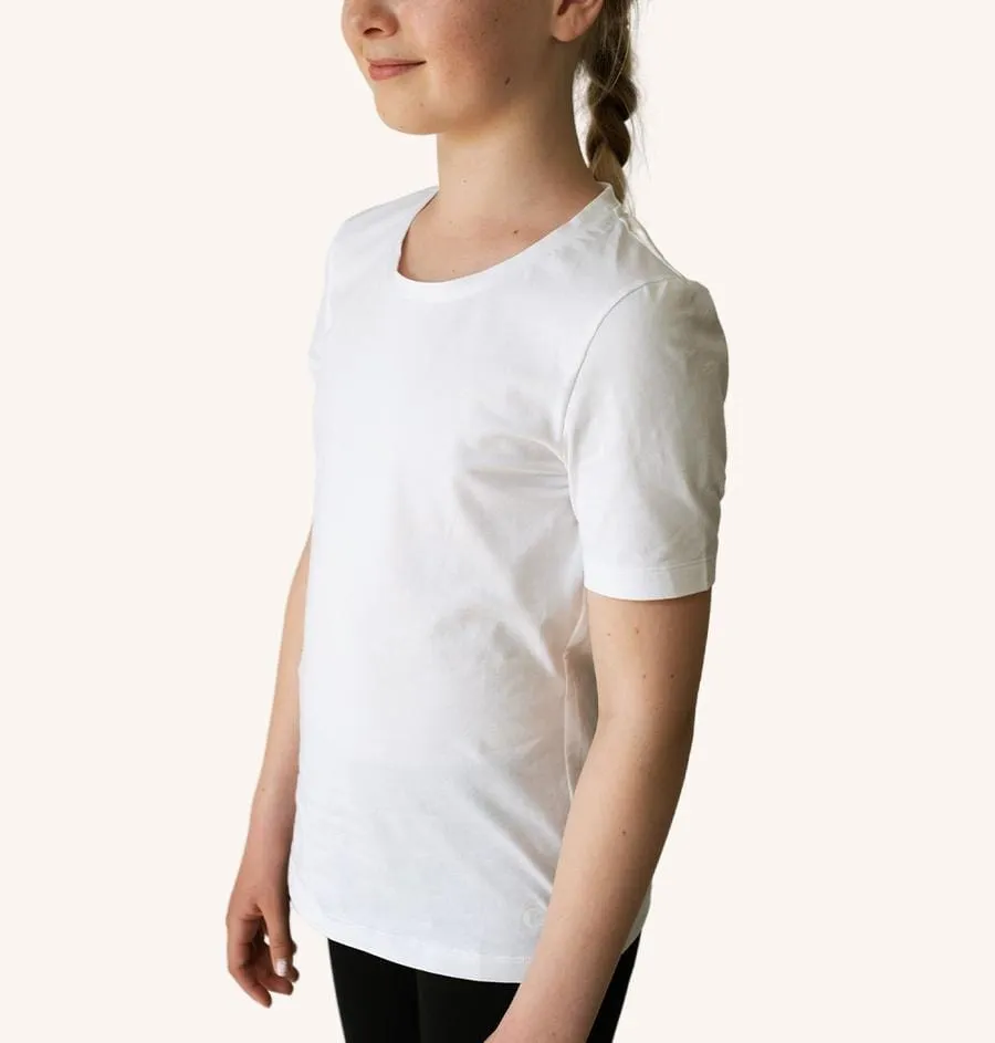 Swedish Posture Unisex Alignment Posture T-Shirt Posture Corrector For Kids - Black or White