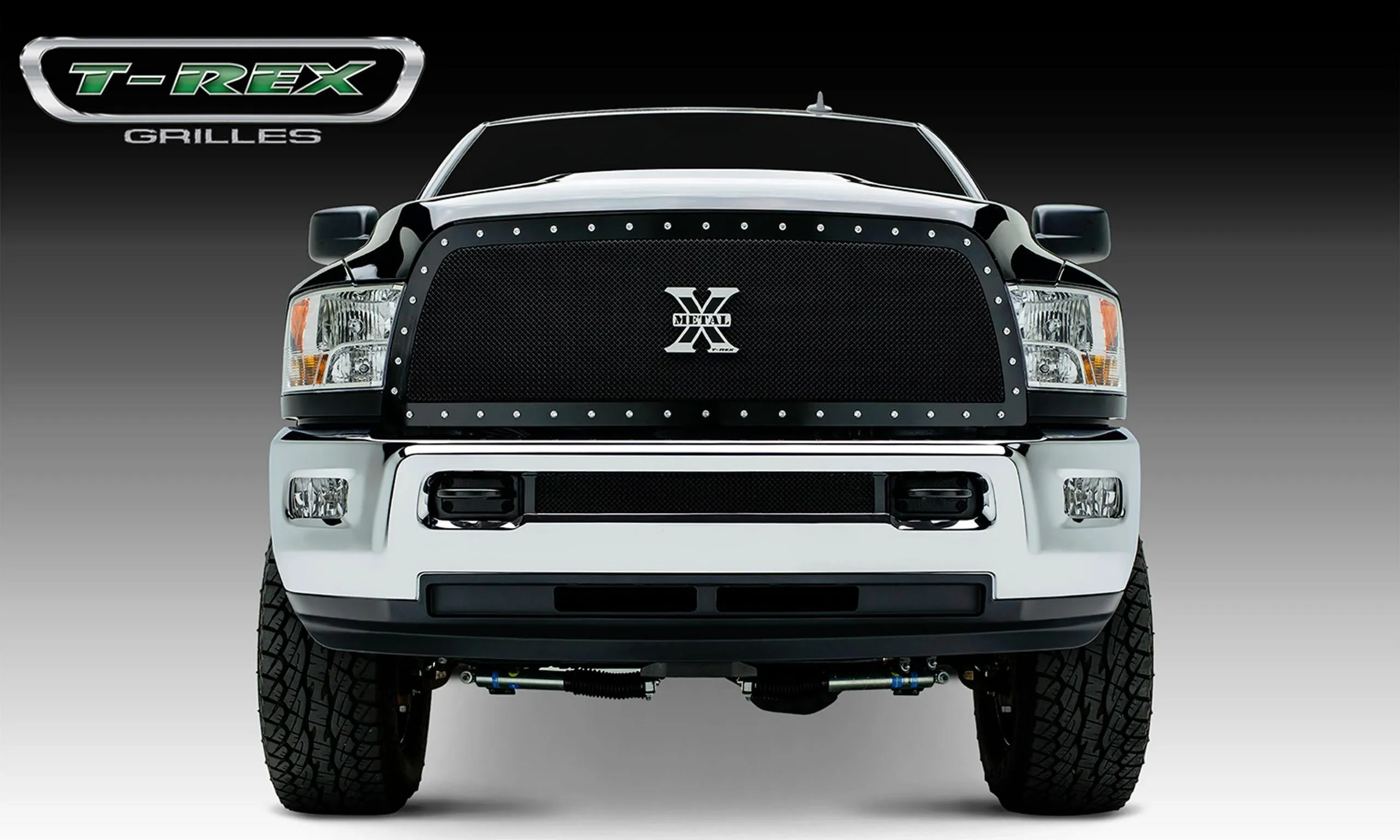 T-REX X Metal Series, 1 Piece Grilles - 2013-2018 Ram 2500/3500