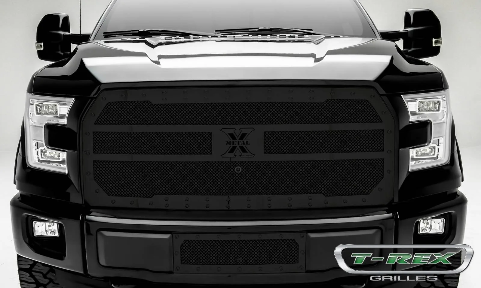 T-REX X Metal Series, 1 Piece Grilles - 2015  F150