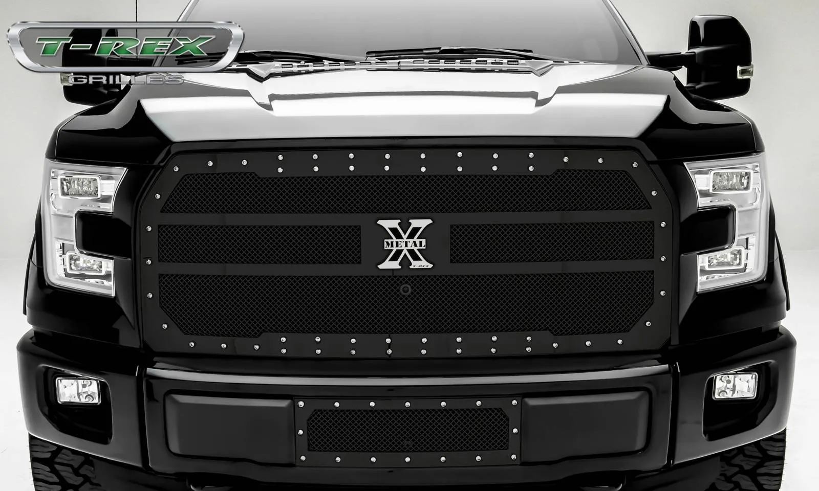 T-REX X Metal Series, 1 Piece Grilles - 2015  F150