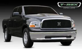 T-REX X Metal Series, 1 Piece Insert Grilles - Powdercoat - Requires Drilling or Cutting - 2009-2012 Ram 1500