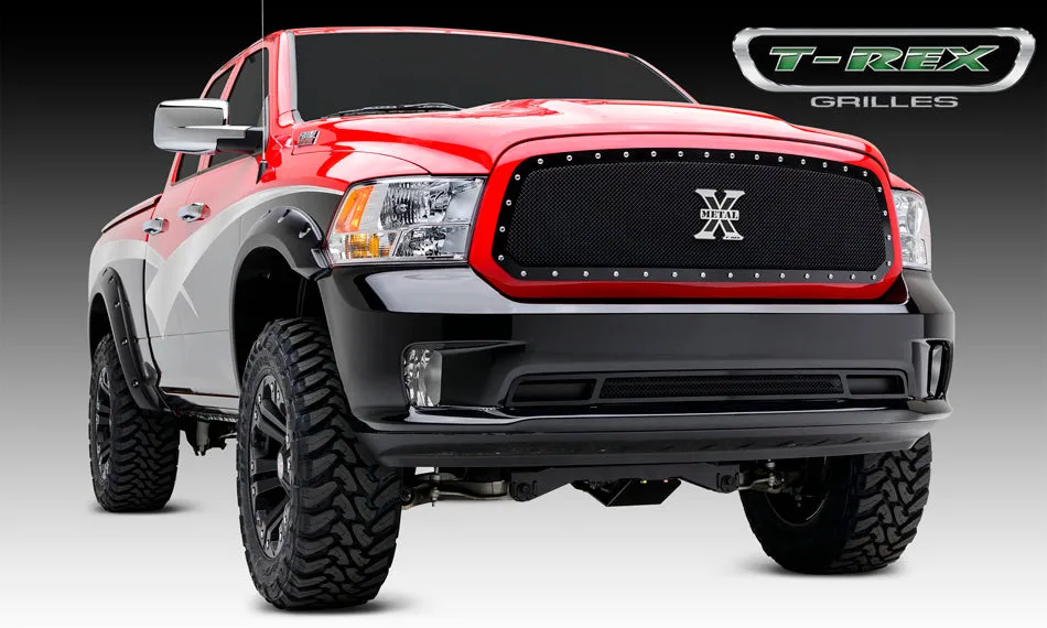 T-REX X Metal Series, 1 Piece Insert Grilles - Requires Drilling or Cutting - 2013-2018 Ram 1500