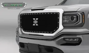 T-REX X Metal Series, 1 Piece Insert Grilles - Requires Drilling or Cutting - 2016-2018 GMC 1500