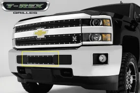 T-REX X Metal Series, 2 Piece Overlay Bumper Grille - 2016-2018 Chevy 2500/3500