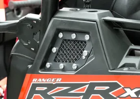 T-REX X Metal Series, 2 Piece Side Vent Grille - Powdercoat - 2011-2013 RZR