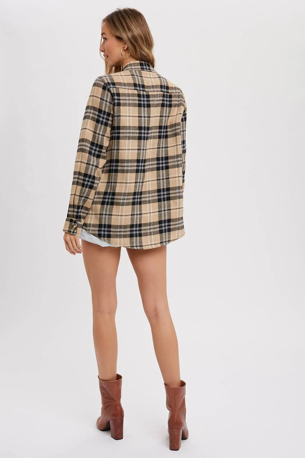 Tan & Black Flannel