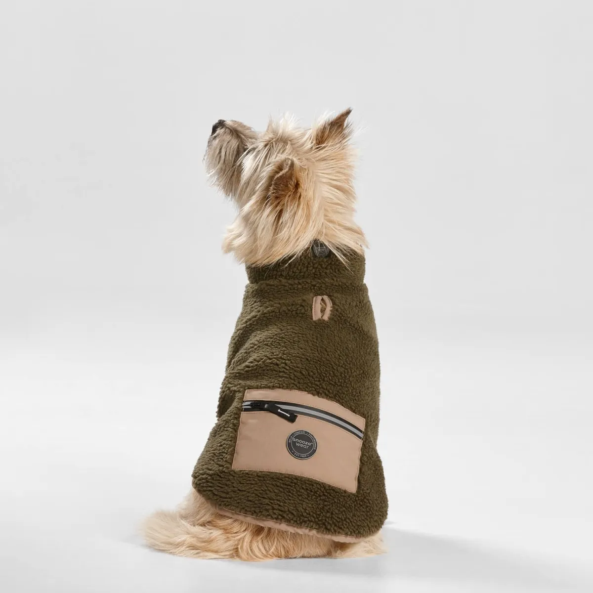 Teddy Dog Coat with Pocket