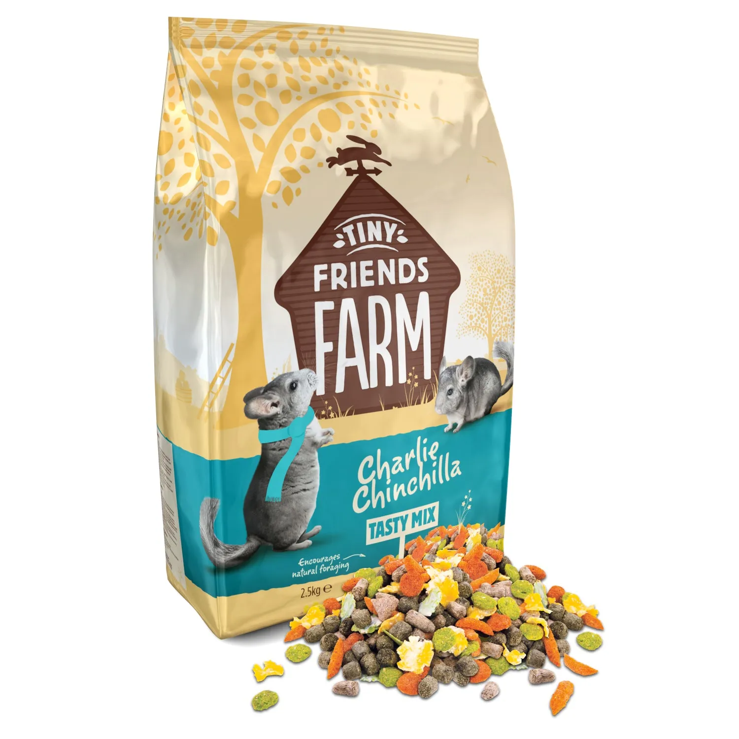 Tiny Friends Farm Charlie Chinchilla Tasty Mix 2.5kg