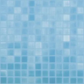 Turquoise Blue Slip Resistant, 1" x 1" - Glass Tile