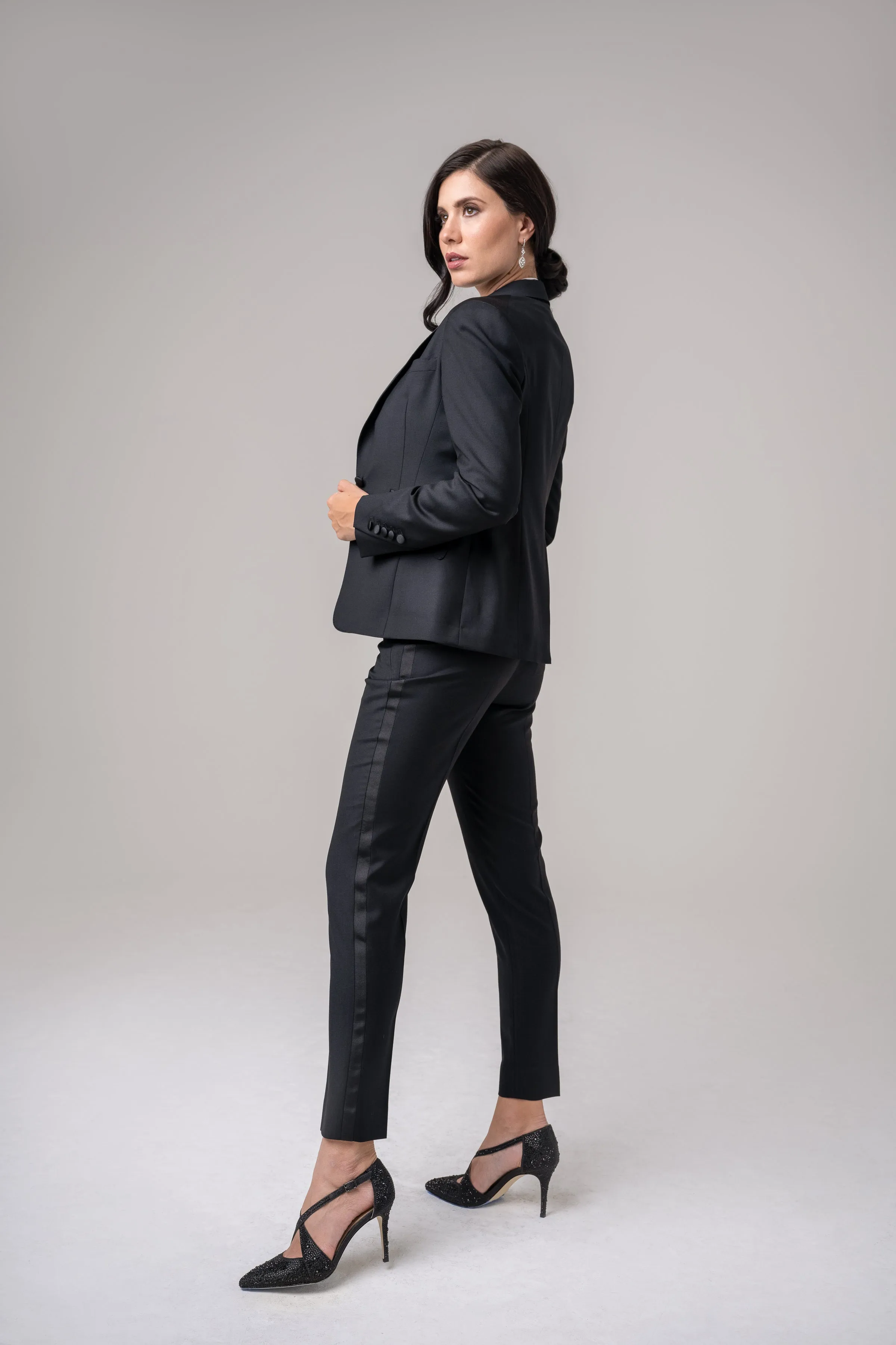 Tuxedo Jacket - Black