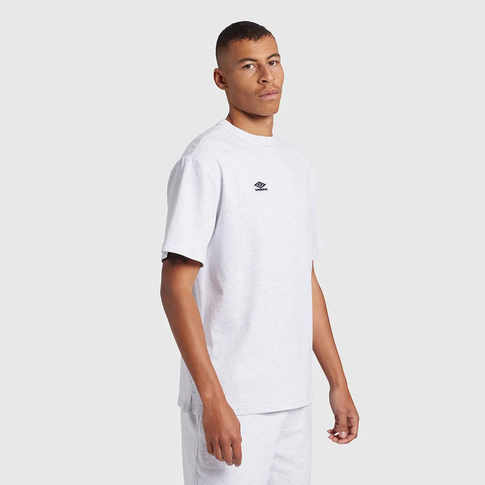 Umbro Classic Crew Tee - White Marle