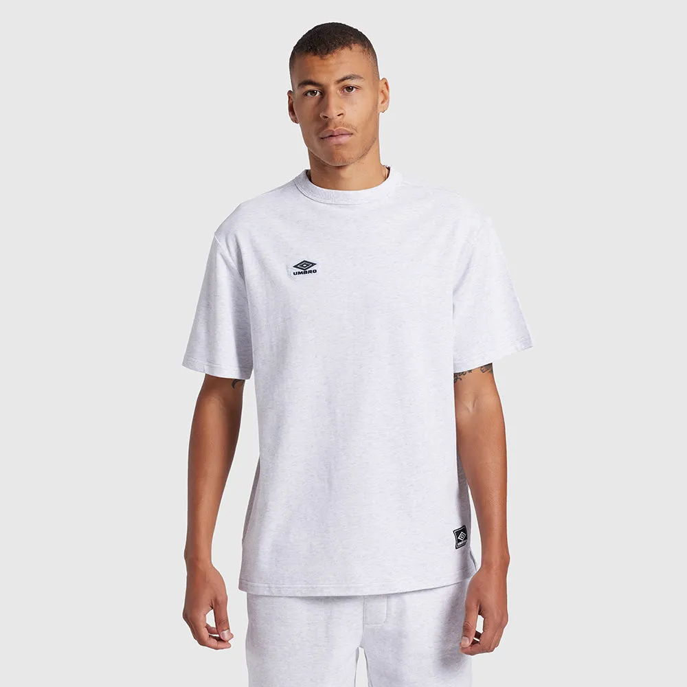 Umbro Classic Crew Tee - White Marle