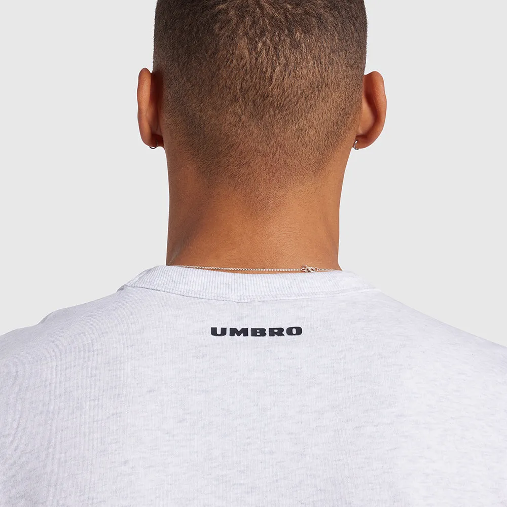 Umbro Classic Crew Tee - White Marle