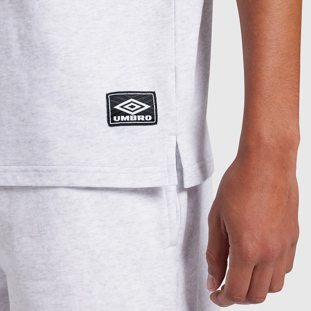 Umbro Classic Crew Tee - White Marle