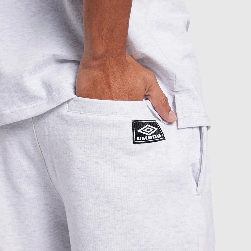 Umbro Classic Sweat Shorts - White Marle