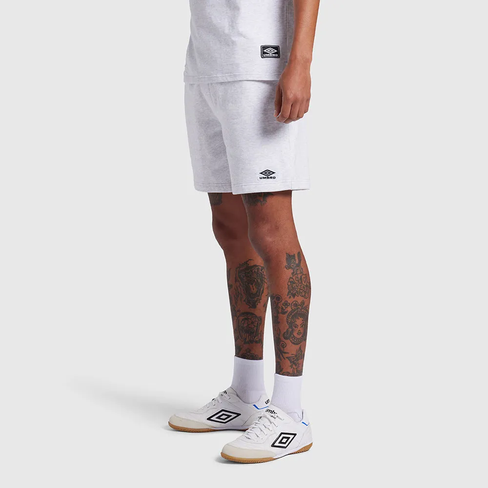 Umbro Classic Sweat Shorts - White Marle