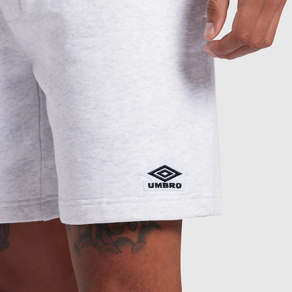 Umbro Classic Sweat Shorts - White Marle