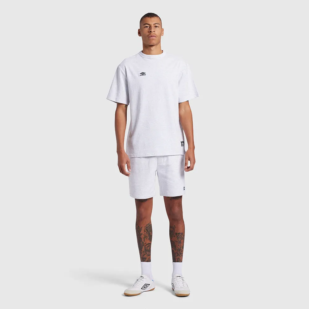 Umbro Classic Sweat Shorts - White Marle