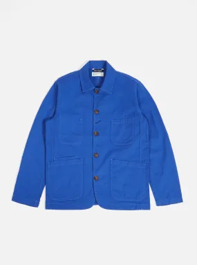 Universal Works Bakers Jacket in Royal Blue Byron Twill