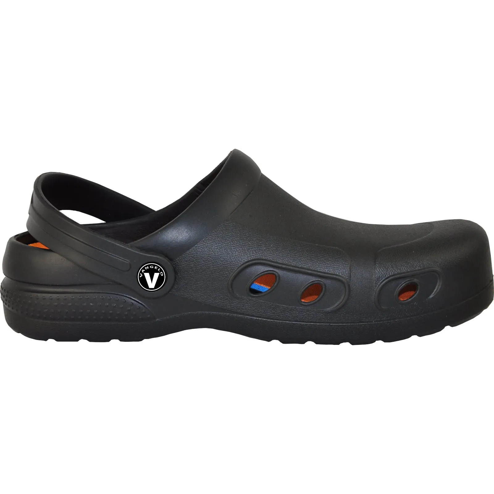 VANGELO Men Slip Resistant Clog RITZ Black