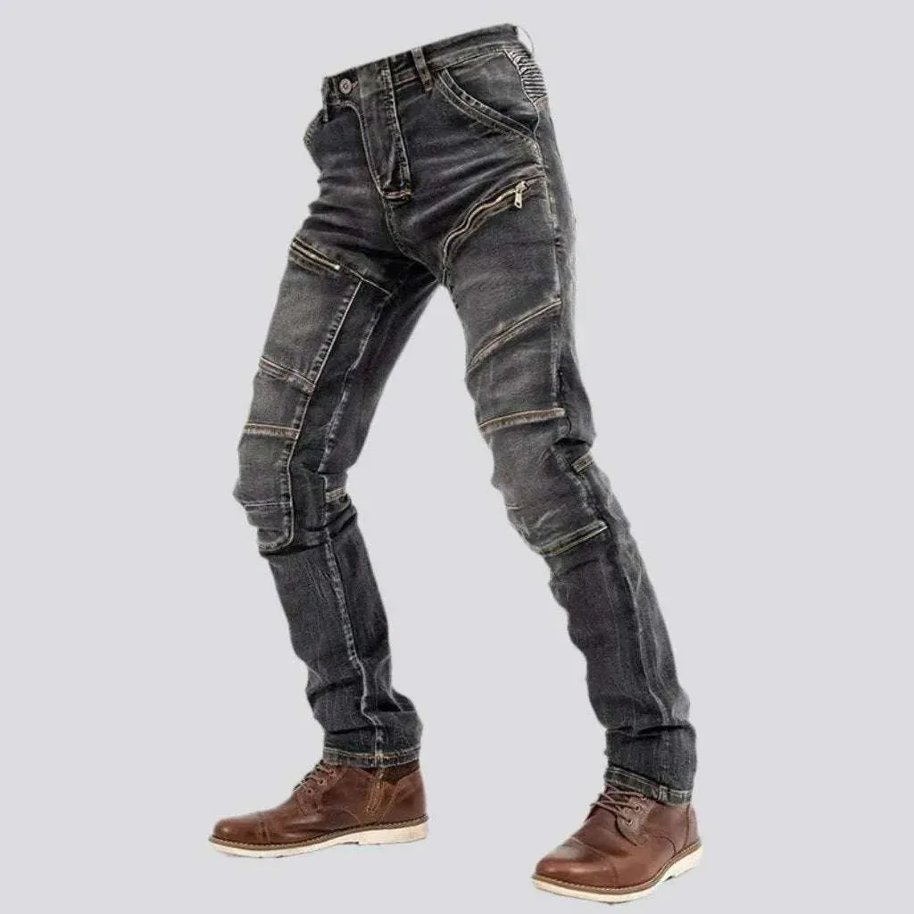 Vintage men's motorcycle jeans